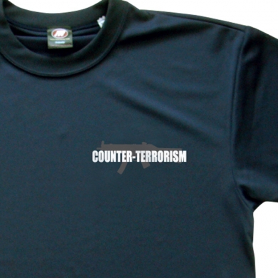 テロ対策Tシャツ左胸デザイン